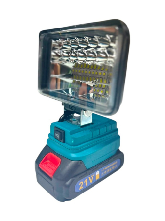 Proiector Led Portabil cu 2 Acumulatori 21V, Lampa de Lucru cu Incarcator, Ultra-Puternic [2]