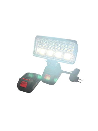 Proiector Led Portabil cu 2 Acumulatori 21V, Lampa de Lucru Ultra-Puternic [4]