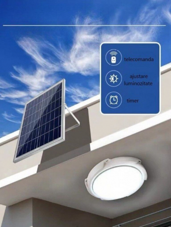 Aplica Proiector Solar 200w cu panou solar THO [4]