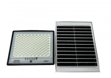 Proiector Solar 300w IP 67 cu panou solar [2]