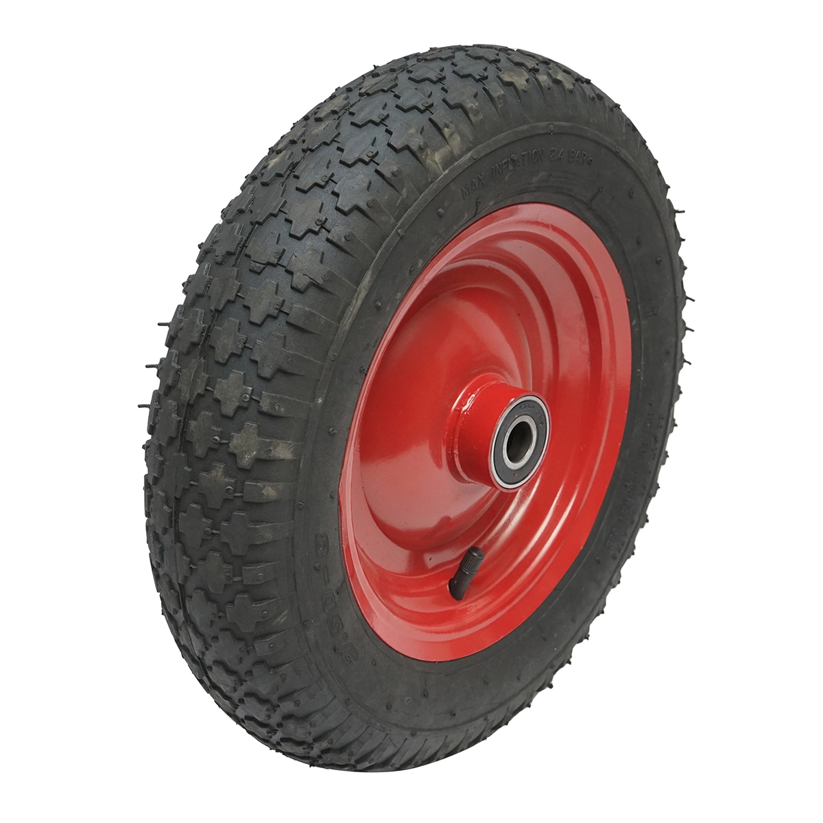 Roata roaba pneumatica 3.50-8 cu janta metal [0]