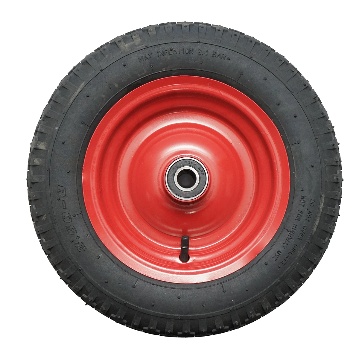 Roata roaba pneumatica 3.50-8 cu janta metal [2]