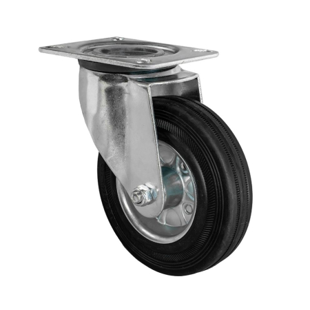 Roata Pivotanta cu Flansa pentru Carucior 200 mm 230 kg [2]