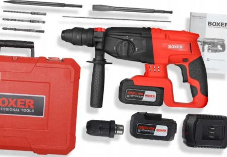 Ciocan rotopercutor,Boxer picamar cu 2 acumulatorii 24v si Accesorii [2]