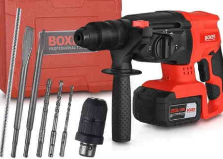 Ciocan rotopercutor,Boxer picamar cu 2 acumulatorii 24v si Accesorii