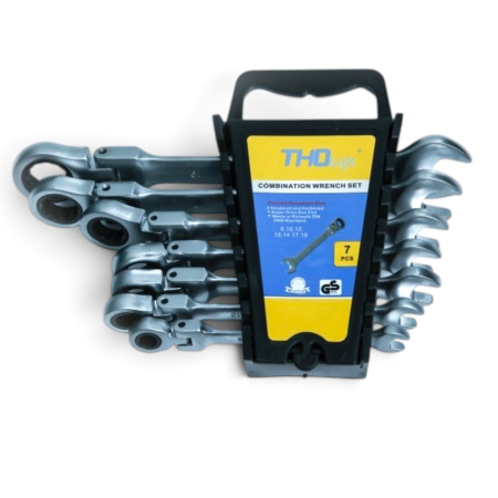 Set chei combinate Articulate si inelare cu clichet 8-19mm 7 piese SMT24 [1]