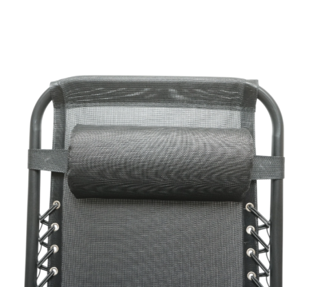 Sezlong pentru gradina metalic pliabil negru max 120 kg, 160x65x92 cm​​​​​​​ Breckner Germany [8]