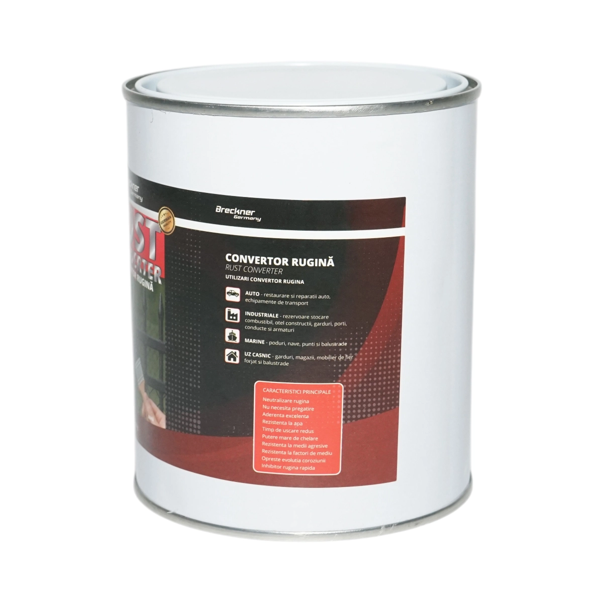 Convertor rugina solutie neutralizare si indepartare rugina 750g Breckner Germany [3]