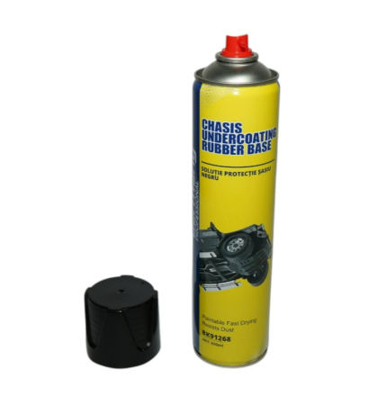 Spray Anticoroziv Protectie Sasiu Cauciucat Gri 650ml, Insonorizant Auto Breckner Germany [1]