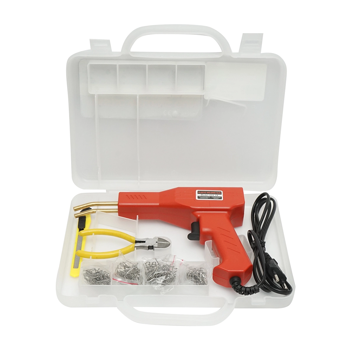 Dulap-Scule-Truse - Trusa pistol, aparat profesional pentru sudat/lipit plastic 270W HITMAN