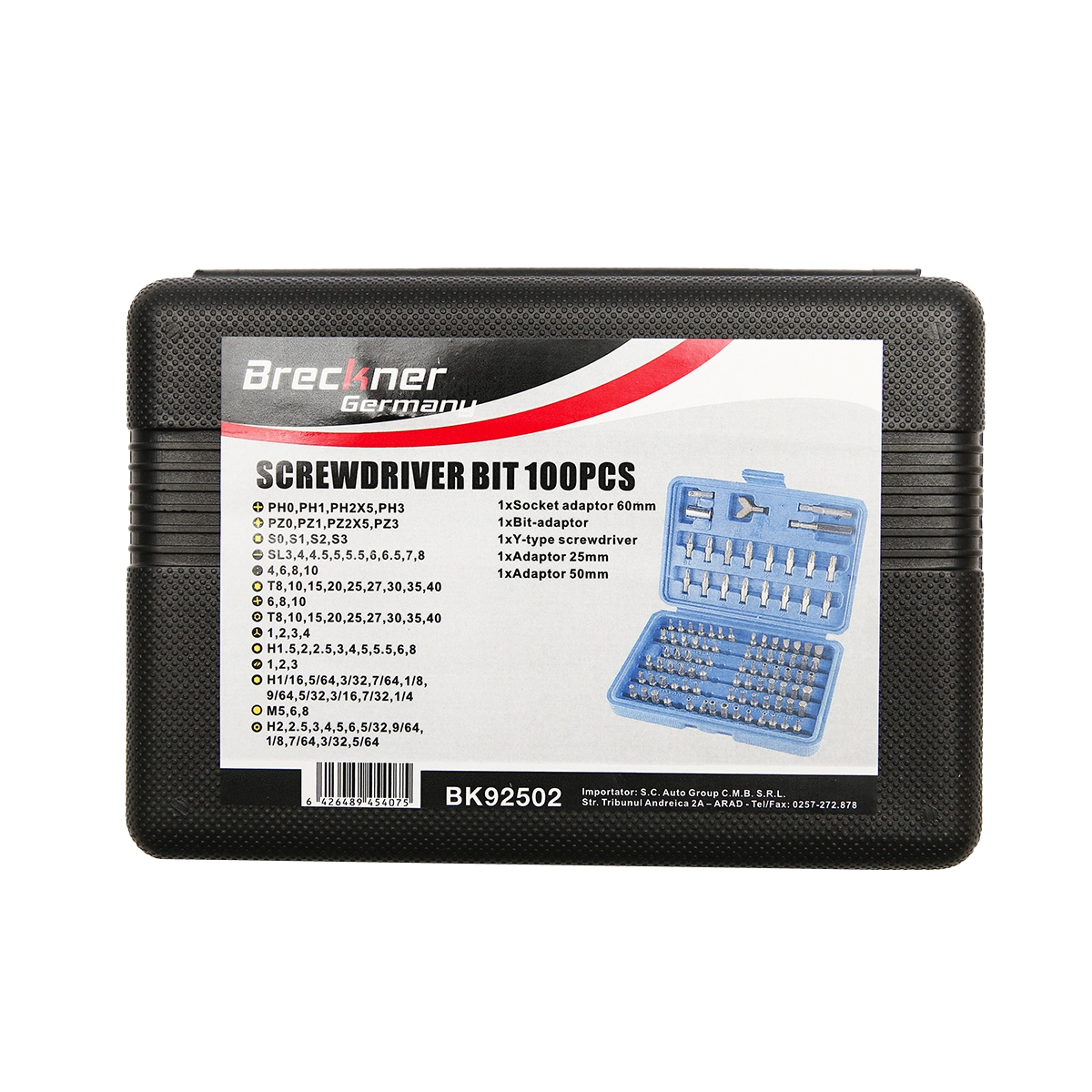 Trusa biti surubelnita 100 piese Breckner Germany [1]