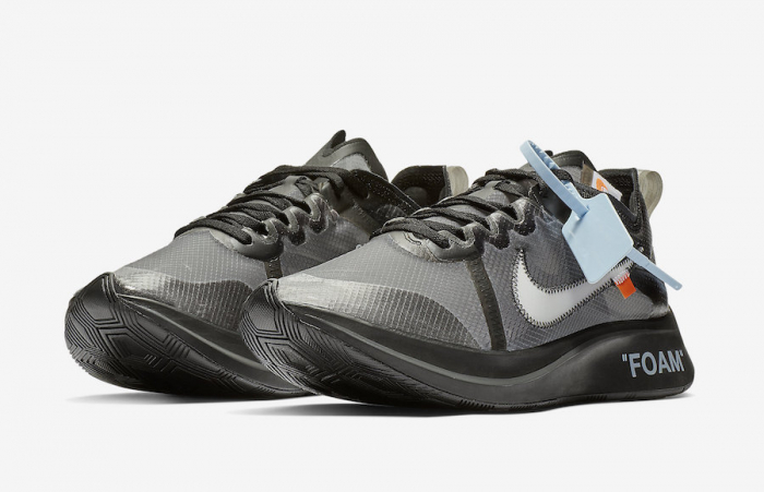 Nike Zoom Fly Off-White Black Silver [2]