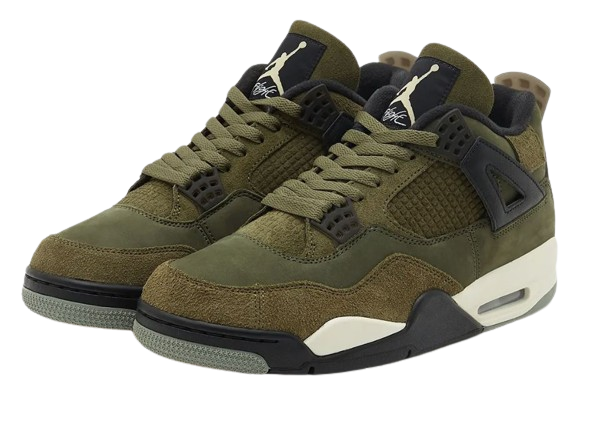 Air Jordan 4 Retro GS  SE Craft Medium Olive [2]