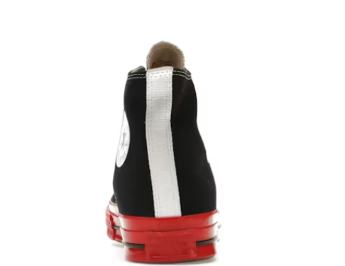 Converse Chuck Taylor All Star 70 HiComme des Garcons PLAY Black Red Midsole [3]