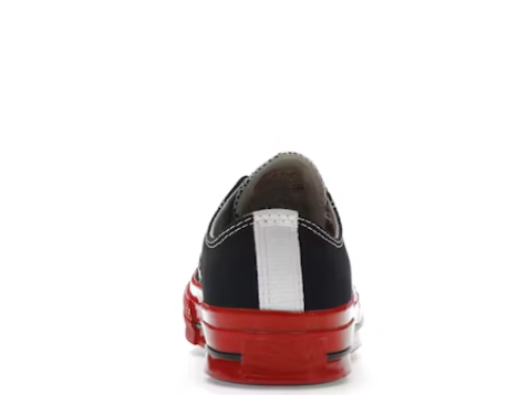 Converse Chuck Taylor All Star 70 OxComme des Garcons PLAY Black Red Midsole [3]