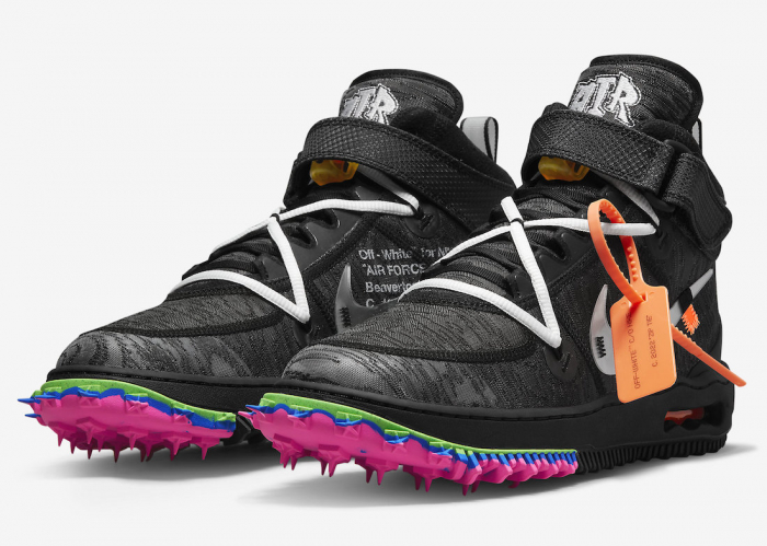 Nike Air Force 1 Mid Off-White Black [2]