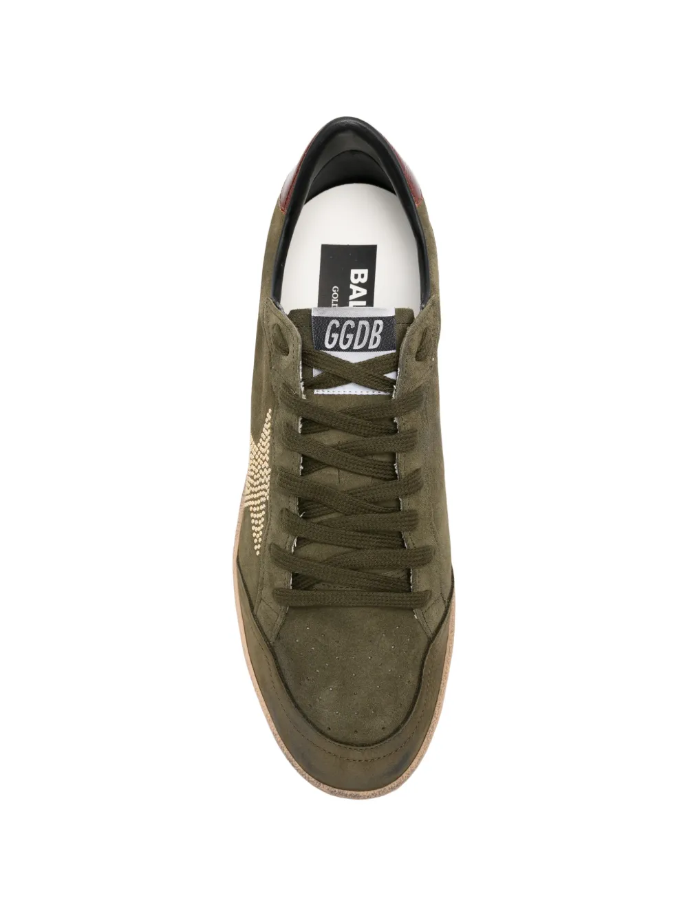 Golden Goose Ball-Star barbat verde oliv stea tinte aurii [3]
