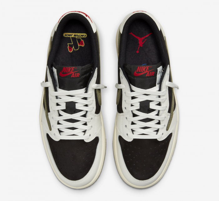 Jordan 1 Retro Low OG SP Travis Scott Olive W [2]