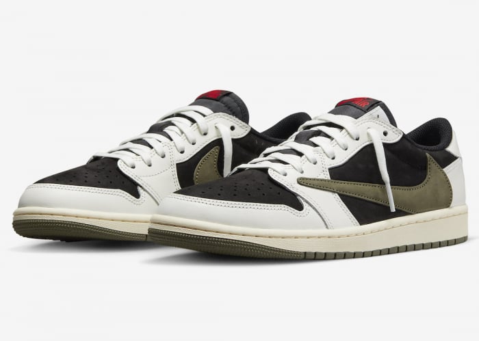 Jordan 1 Retro Low OG SP Travis Scott Olive W [3]