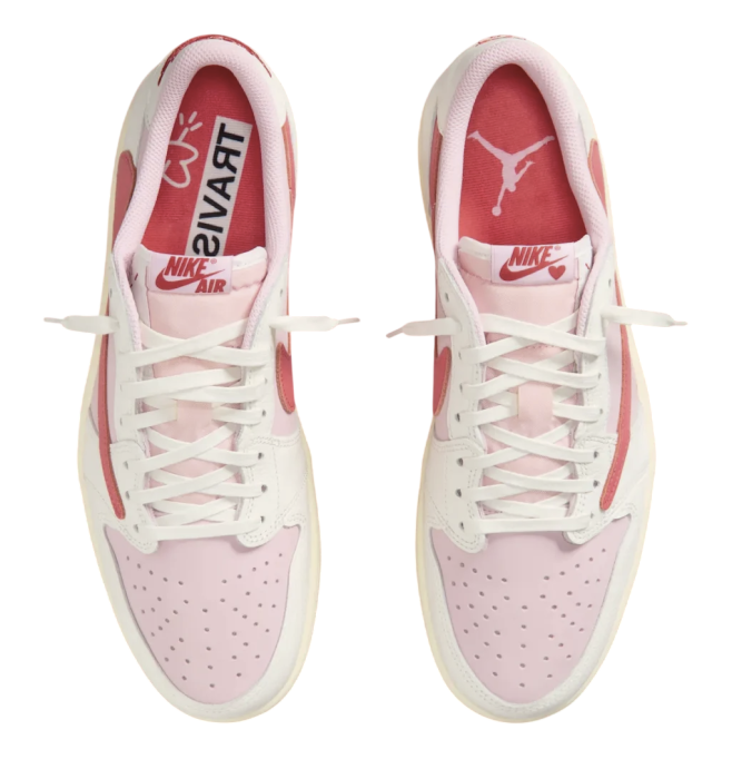 Jordan 1 Retro Low OG SPTravis Scott Sail Tropical Pink [4]