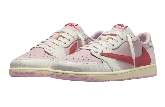Jordan 1 Retro Low OG SPTravis Scott Sail Tropical Pink [2]