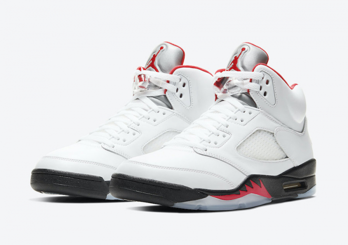 Jordan 5 Retro Fire Red Silver Tongue (2020) [2]