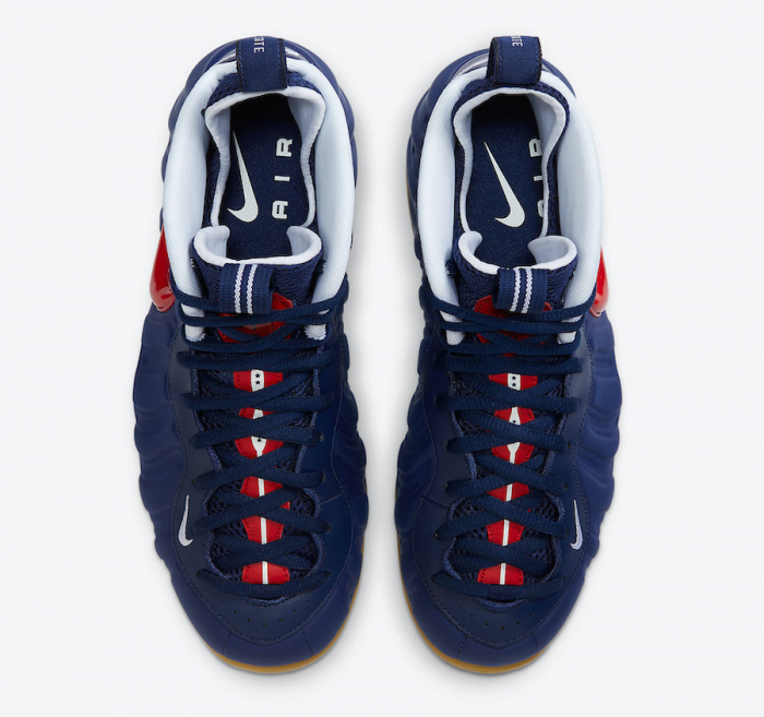 Nike Air Foamposite Pro Blue Void University Red [3]