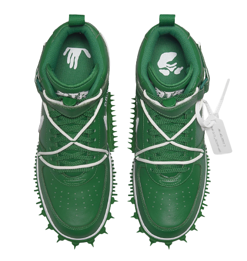 Nike Air Force 1 Mid Off-White Pine Green [4]