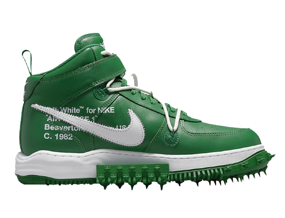 Nike Air Force 1 Mid Off-White Pine Green [3]