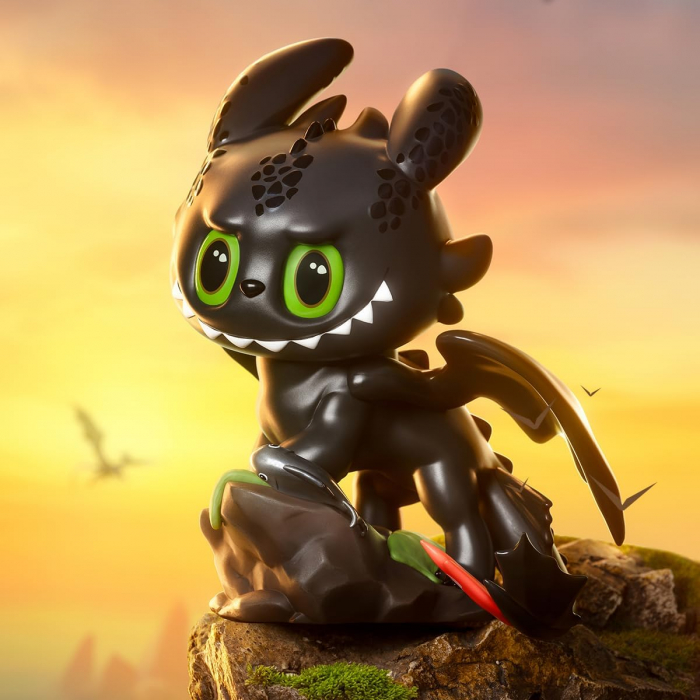 Pop Mart Labubu The Monsters How to Train Your Dragon Toothless (Regular Edition) Figure [2]