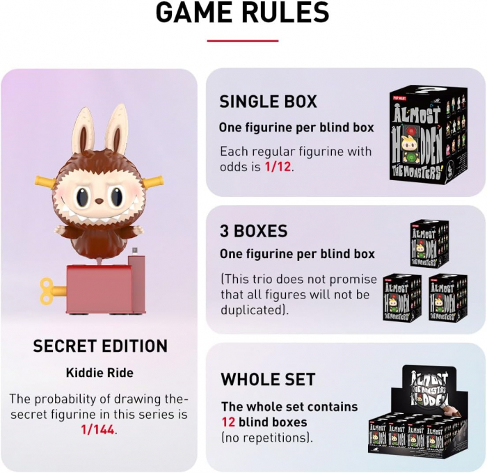 POP MART THE MONSTERS Almost Hidden Blind Box [2]
