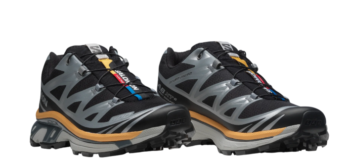Salomon XT-6Black Footwear Silver Warm Apricot [3]