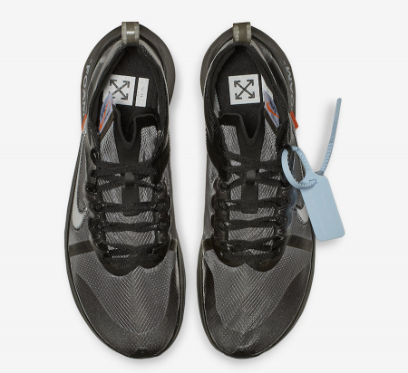Nike Zoom Fly Off-White Black Silver [2]