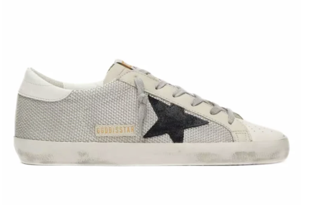 OFF-White - Golden Goose Super-Star in leather with Black star