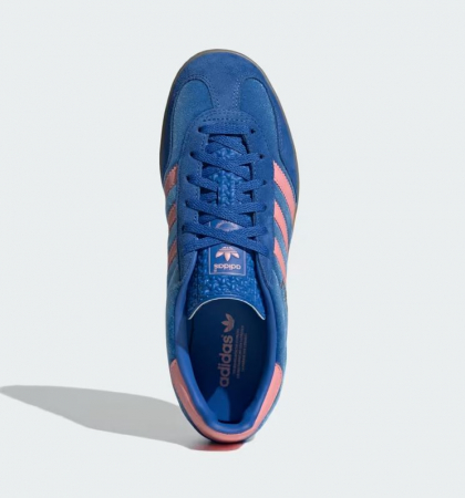 adidas Gazelle Indoor Blue Semi Pink Spark (Women's) [3]