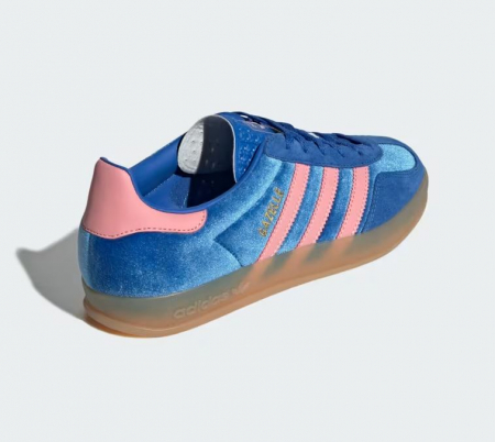 adidas Gazelle Indoor Blue Semi Pink Spark (Women's) [2]