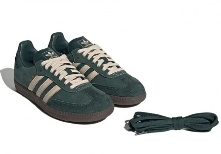 adidas Samba OG Mineral Green Crystal Sand (Women's) [2]