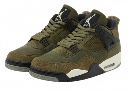 Air Jordan 4 Retro GS  SE Craft Medium Olive [1]