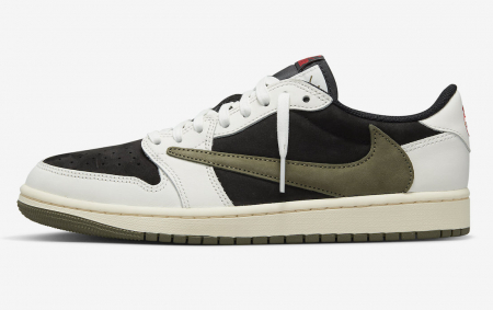 Nike - Jordan 1 Retro Low OG SP Travis Scott Olive W