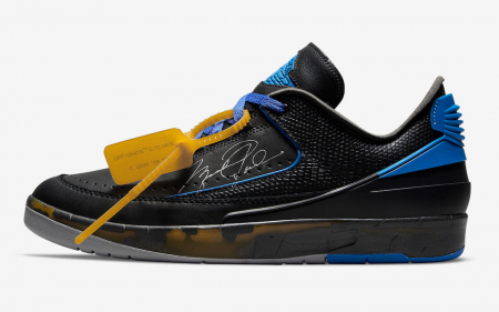Jordan 2 - Jordan 2 Retro Low SP Off-White Black Blue