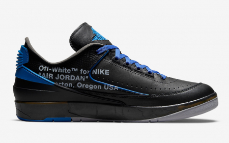 Jordan 2 Retro Low SP Off-White Black Blue [1]