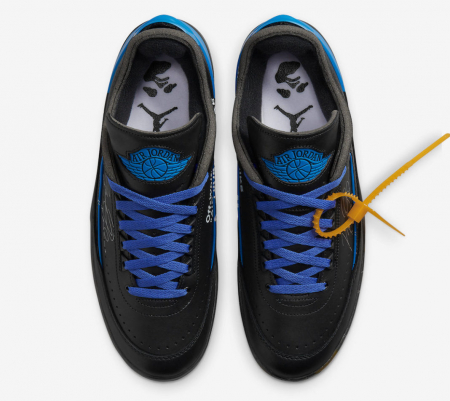 Jordan 2 Retro Low SP Off-White Black Blue [3]