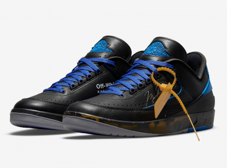 Jordan 2 Retro Low SP Off-White Black Blue [2]