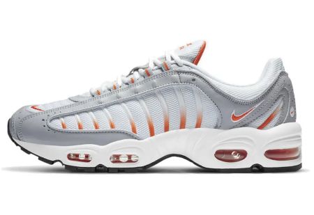 Air Max - Nike Air Max Tailwind 4 White Orange Blaze Wolf Grey