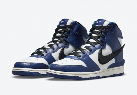 Nike Dunk High AMBUSH Deep Royal [1]