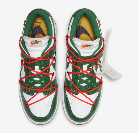 Nike Dunk Low Off-White Pine Green [2]