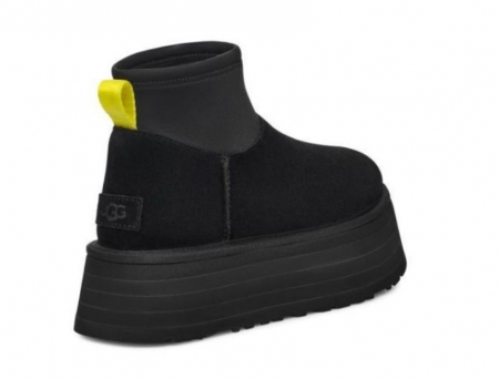 UGG Classic Mini Dipper Boot Black Yellow W [3]