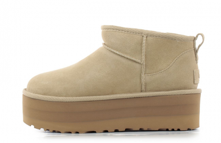 Platform Mini - UGG Classic Ultra Mini Platform Boot Sand W