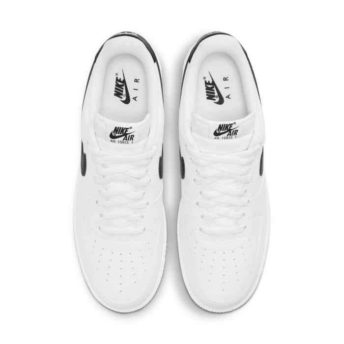 SNEAKERS BARBATI Pantofi sport Nike Air Force 1 '07 White Black Pebbled Leather - sneakerit.ro [6]