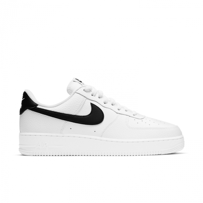 SNEAKERS BARBATI Pantofi sport Nike Air Force 1 '07 White Black Pebbled Leather - sneakerit.ro [8]